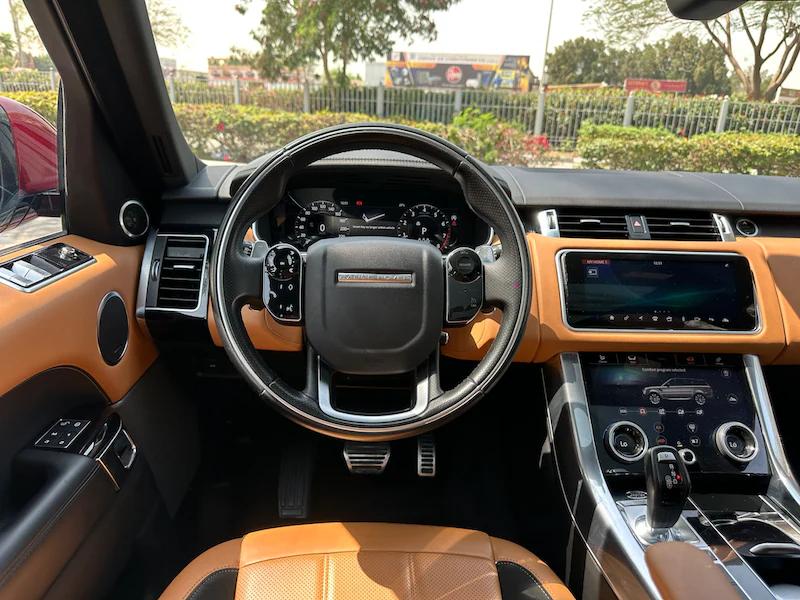 rood Land Rover Range Rover Sport Autobiography 2021